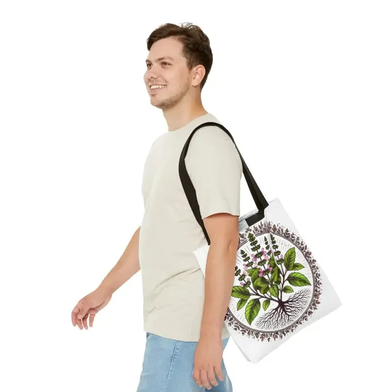 Mint Herb Botanical Tote Bag Elevates your Style