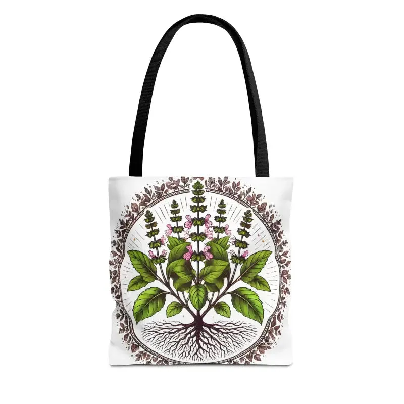 Mint Herb Botanical Tote Bag Elevates your Style