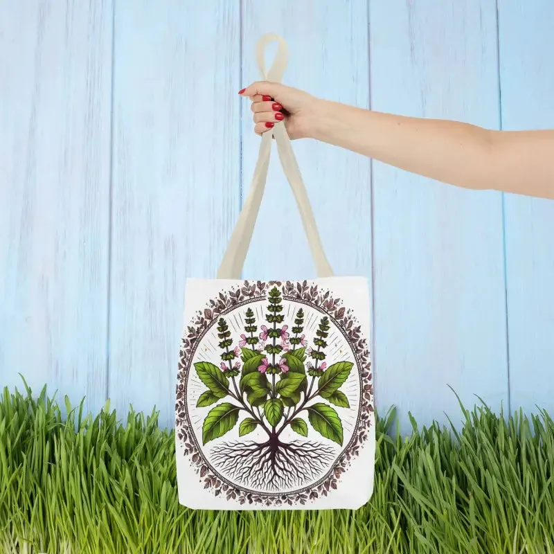 Mint Herb Botanical Tote Bag Elevates your Style