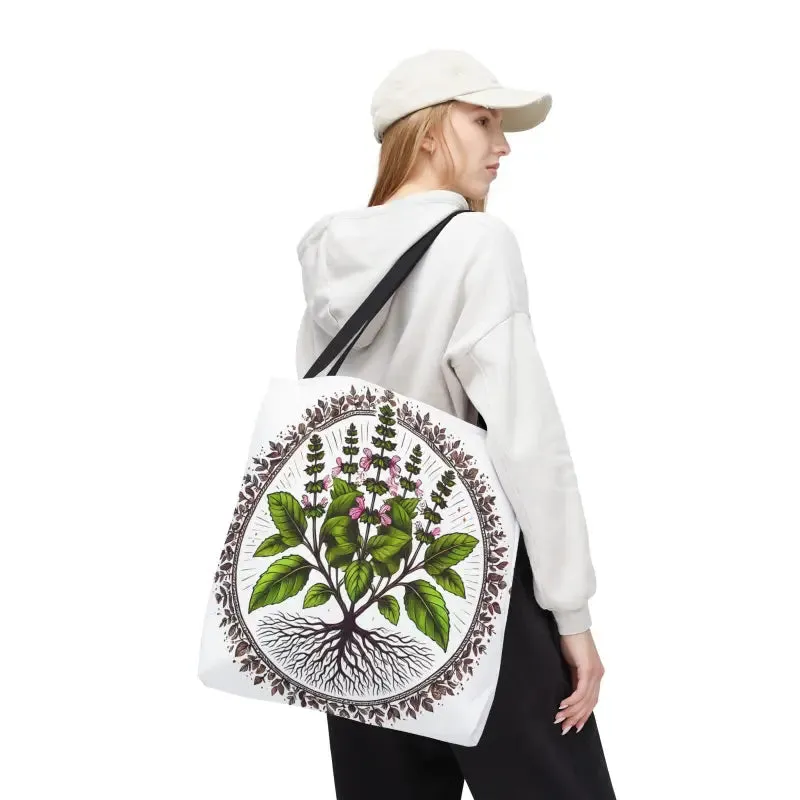 Mint Herb Botanical Tote Bag Elevates your Style