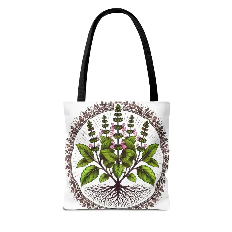 Mint Herb Botanical Tote Bag Elevates your Style