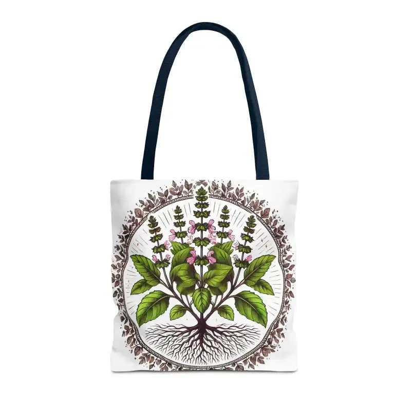 Mint Herb Botanical Tote Bag Elevates your Style