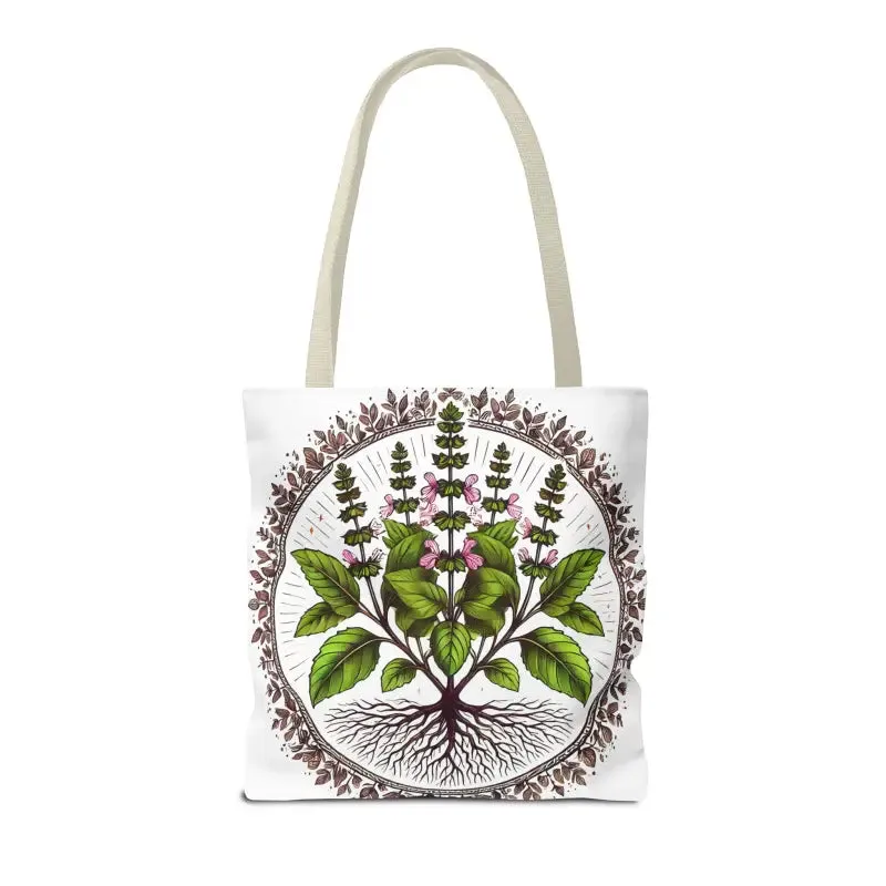 Mint Herb Botanical Tote Bag Elevates your Style
