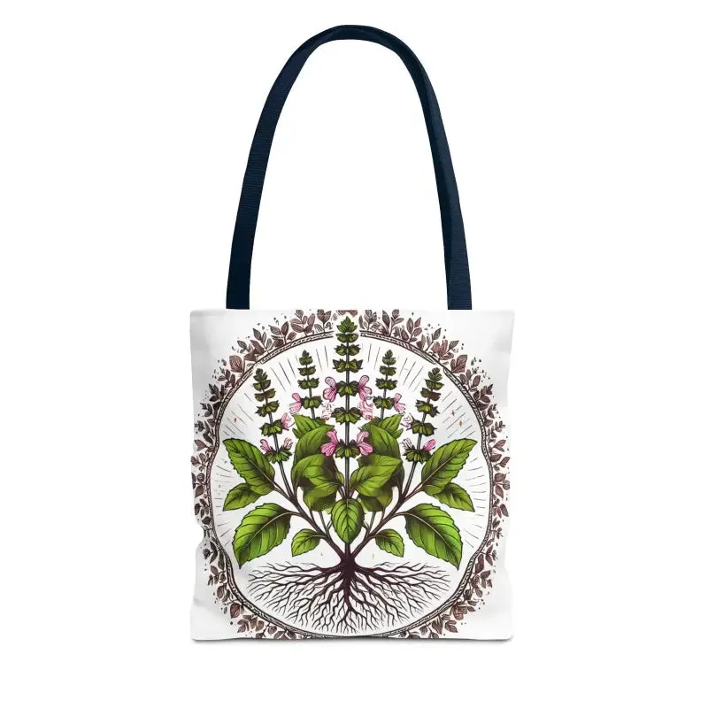 Mint Herb Botanical Tote Bag Elevates your Style