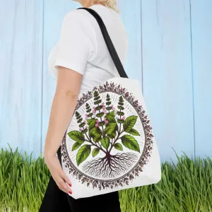 Mint Herb Botanical Tote Bag Elevates your Style