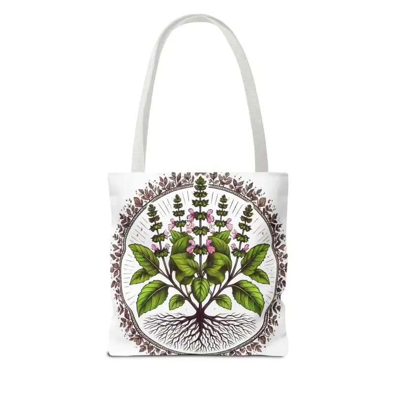 Mint Herb Botanical Tote Bag Elevates your Style
