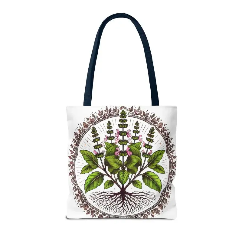 Mint Herb Botanical Tote Bag Elevates your Style