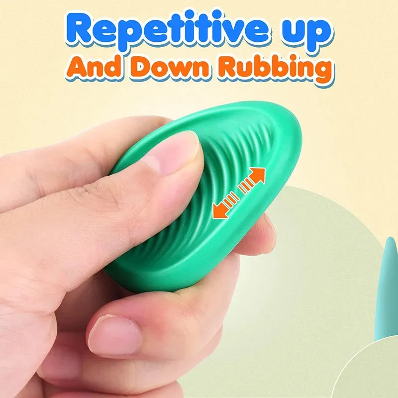 Montessori Sensory Stone Children Toys Tactile Training Creative games Autism Calming Relief soft Stone Adult Stress Anxiety Toy