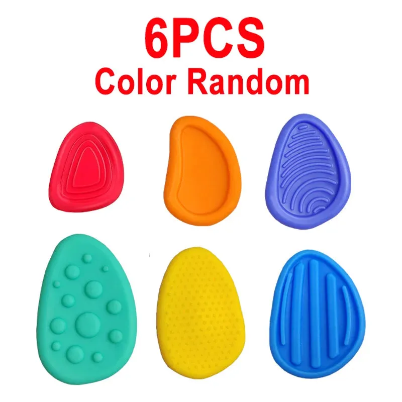 Montessori Sensory Stone Children Toys Tactile Training Creative games Autism Calming Relief soft Stone Adult Stress Anxiety Toy