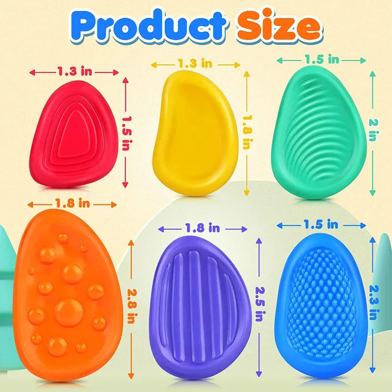 Montessori Sensory Stone Children Toys Tactile Training Creative games Autism Calming Relief soft Stone Adult Stress Anxiety Toy