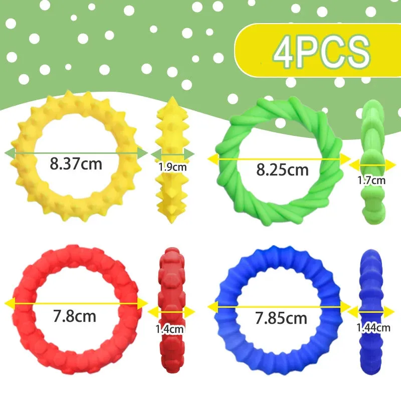 Montessori Sensory Stone Children Toys Tactile Training Creative games Autism Calming Relief soft Stone Adult Stress Anxiety Toy