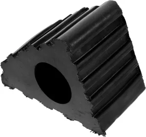 Motorcycle Wheel Chock Rubber Wedge Stabilizer for Trailers Trucks Non Slip Design for Enhanced Vehicle Safety and Parking Stability Portable and Durable