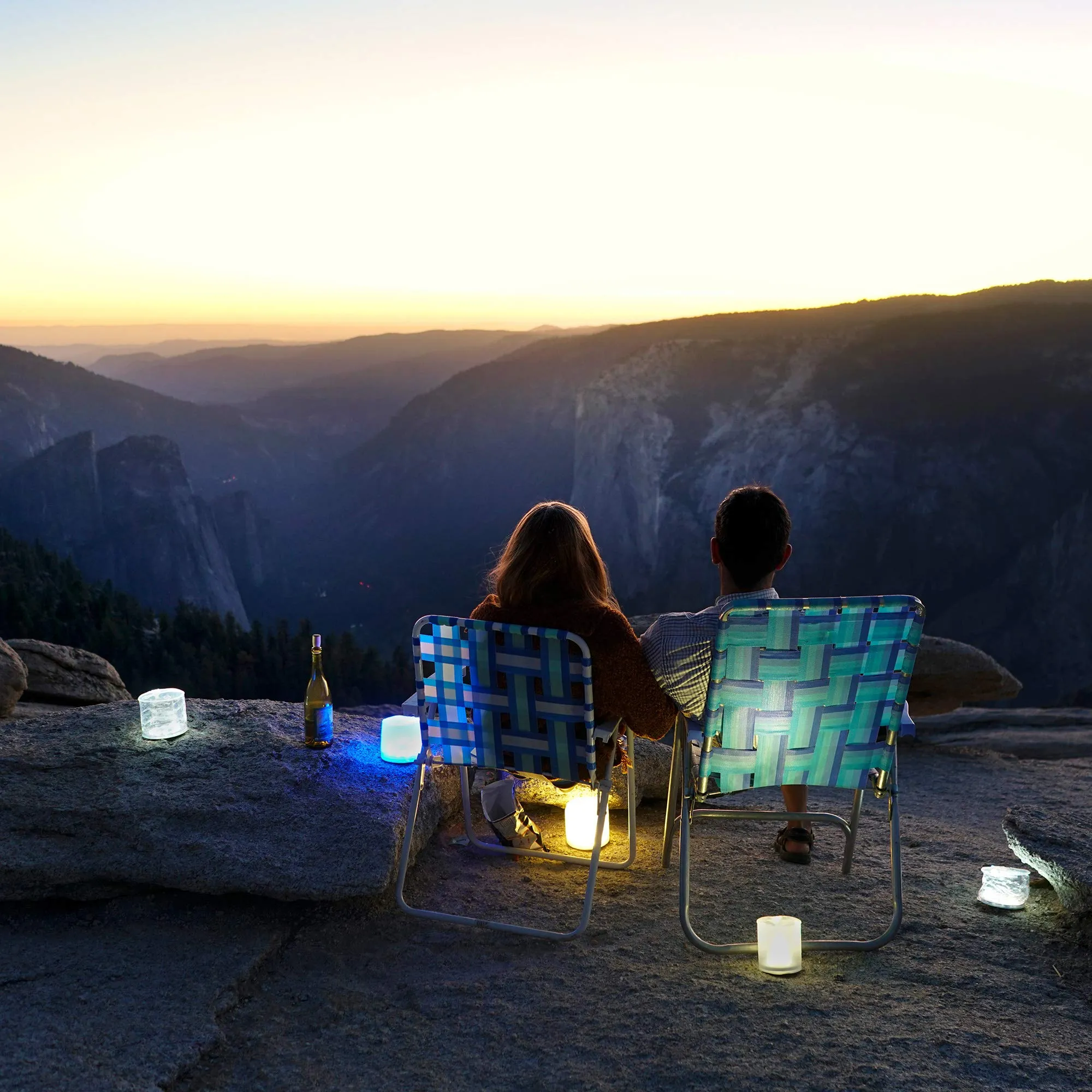 MPOWERD Luci Color - Multi-Color Inflatable Solar Light, Sparkle Finish