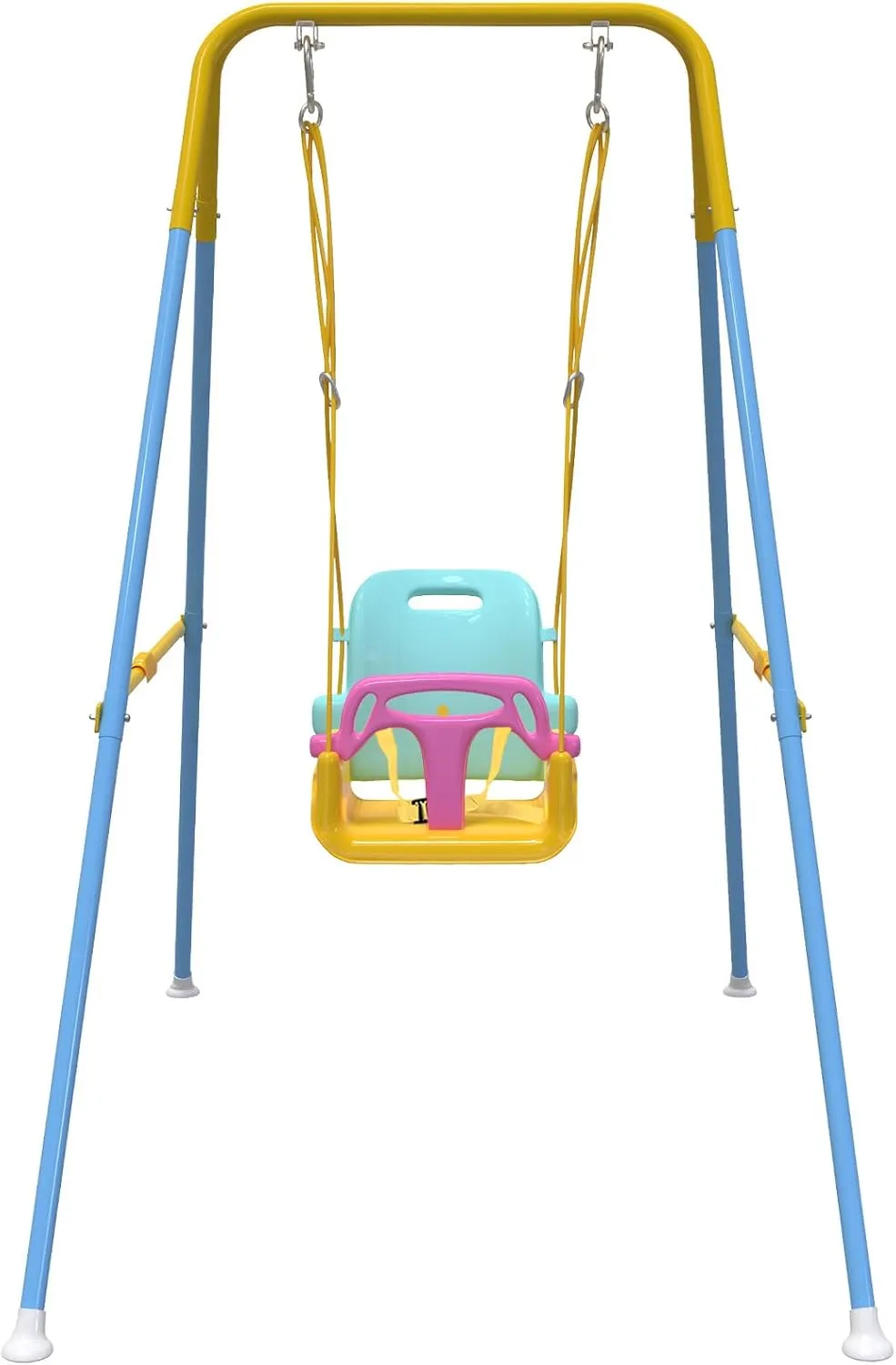Multifunctional Toddler Swing, Foldable Baby Swing Outdoor & Indoor Use, Easily Installable and Storable