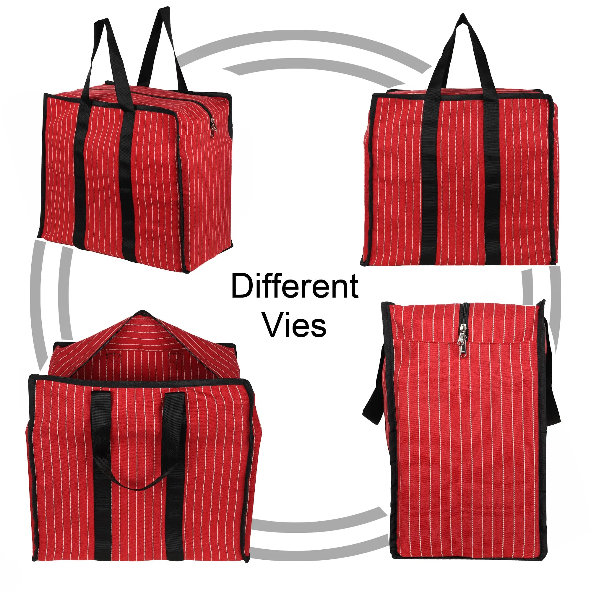 Multipurpose Extra Large Big Heavy Duty Storage Organizer Reusable Canvas Shopper Bag