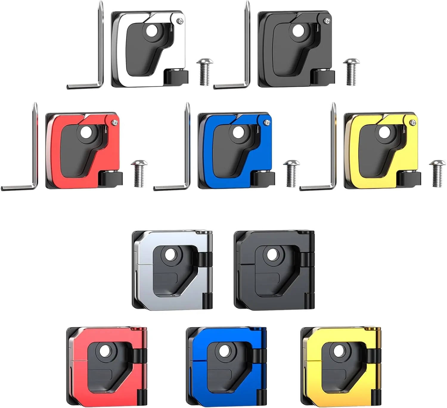 Multipurpose Scooter Accessory Hook Aluminum Scooter Hook Scooter Utility Hook Heavy Duty Folding Hook for Scooter