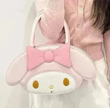 My Melody and Hello Kitty PU Crossbody Handbag