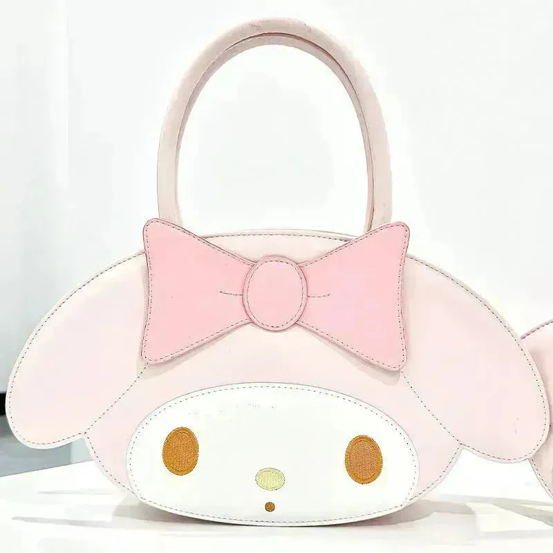 My Melody and Hello Kitty PU Crossbody Handbag