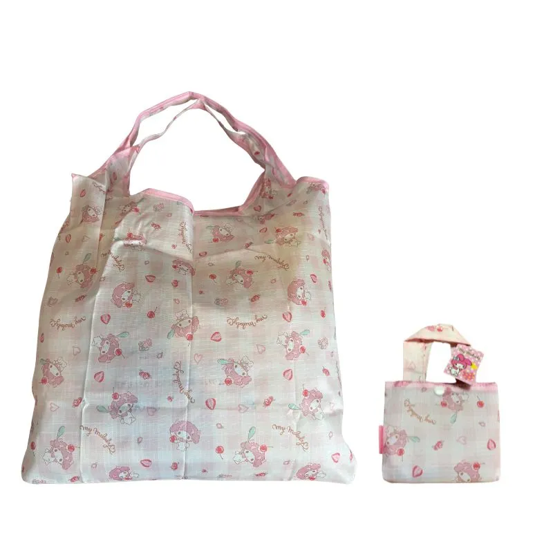 My Melody Foldable Shopping Bag and Storage Bag Set