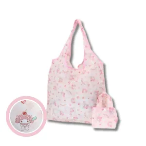 My Melody Foldable Shopping Bag and Storage Bag Set