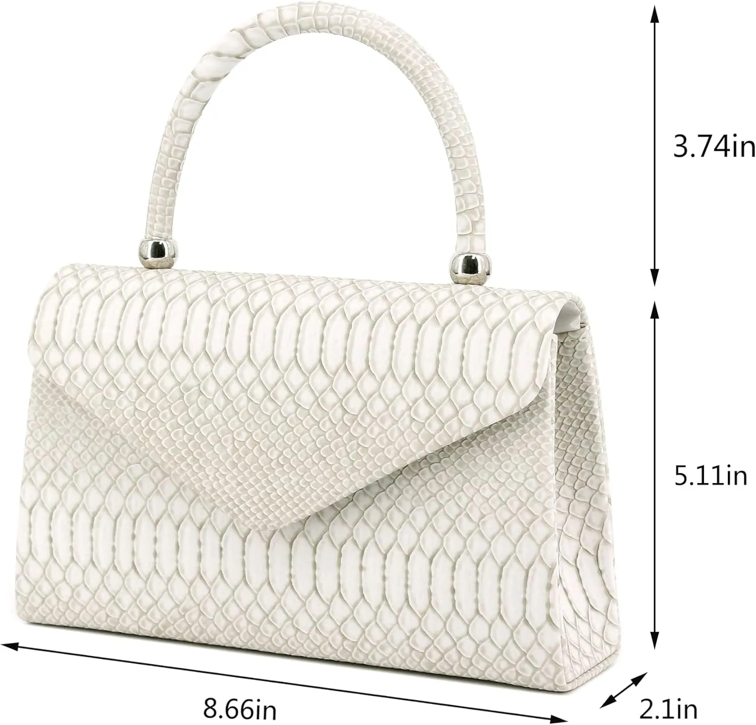 Naimo Shiny Crystal Evening Clutch Bag Top Handle Handbag Crossbody Shoulder Bag Wedding Party Bride Purse