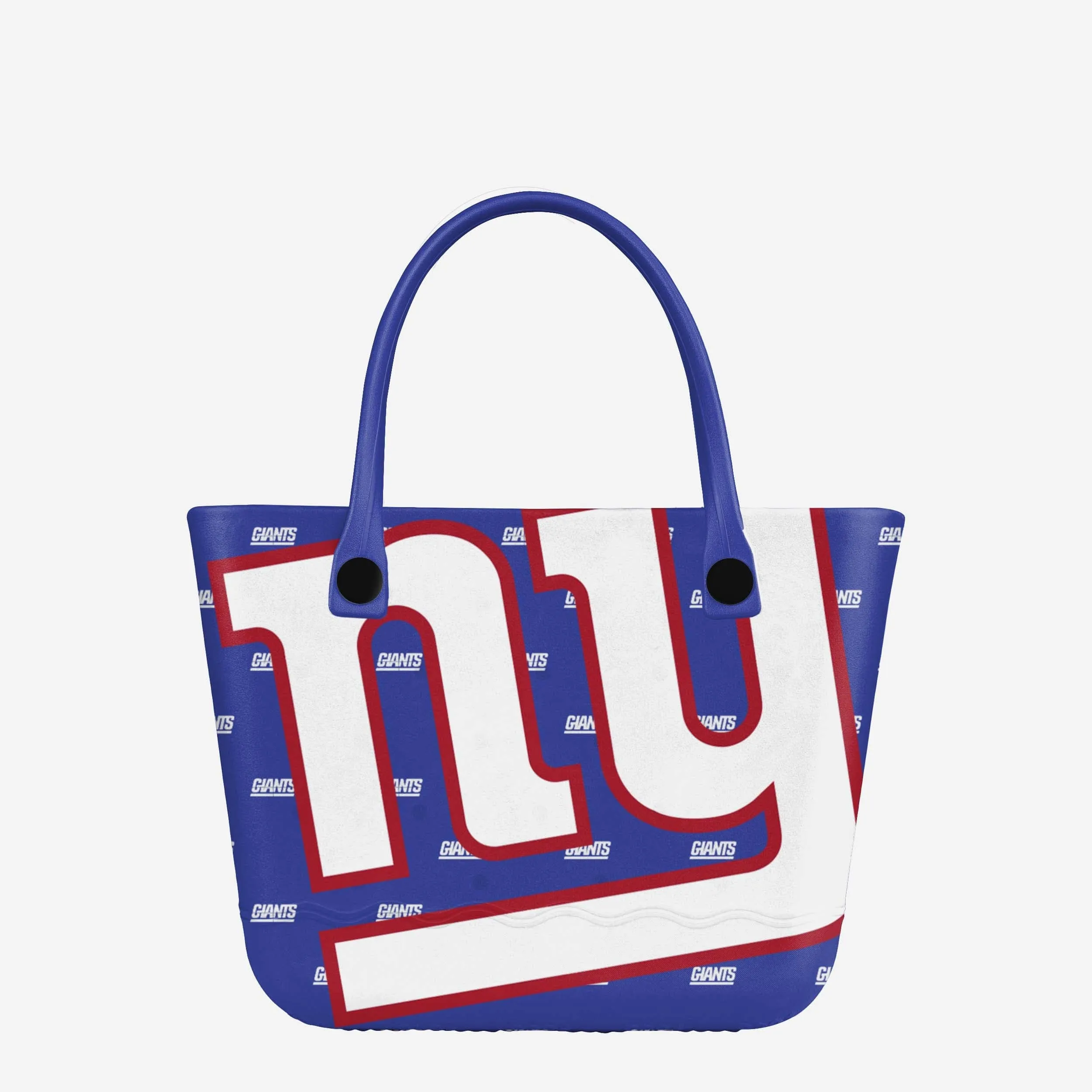 New York Giants Big Logo Mini Print Tailgate Tote Bag
