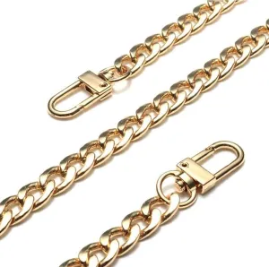NEXT FASHION Purse Chain Strap Handle Shoulder Crossbody Metal Replacement 20CM - 120CM Selecting (Gold 40" / 100cm)