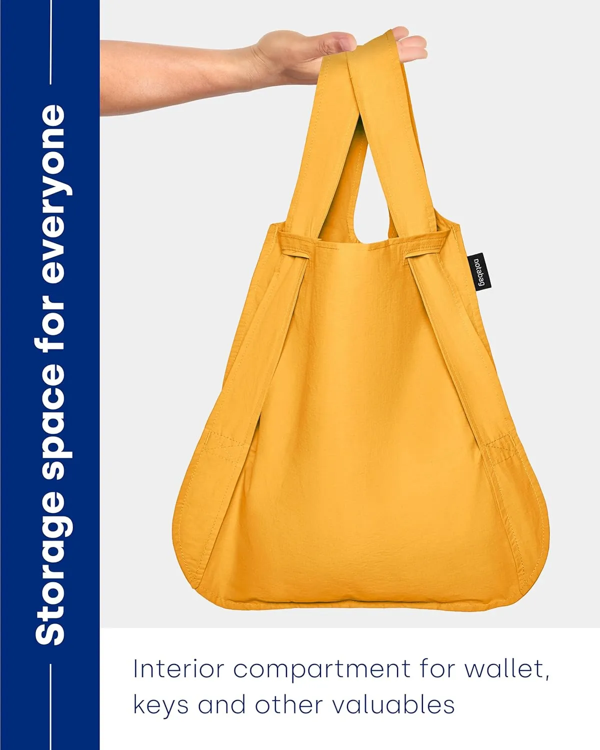 Notabag – 2 in 1 Backpack and Bag – Backpack waterproof – reusable grocery bags foldable