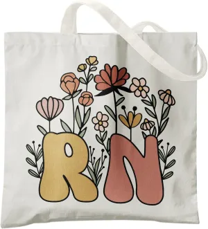 Nurse Canvas Tote Bag for Women,Registered Nurse Appreciation Gifts, Reusable Grocery Shopping Bags