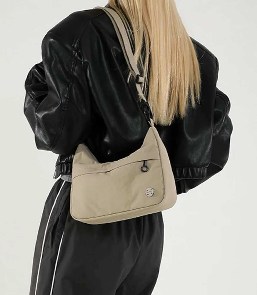 Nylon Tote Bag For Women Casual Shoulder Handbag Crossbody Dumpling Purse Large Capacity Satchel Hobo Purse 2025