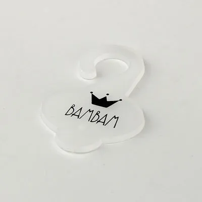 OEM ODM 1.8g White Plastic Hooks Silver Foiling Logo