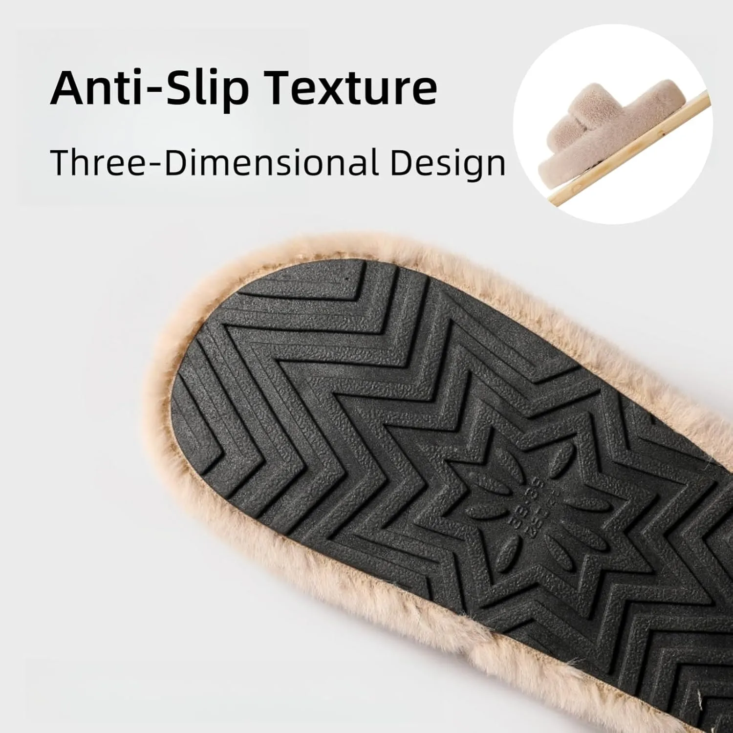 Open Toe Slippers For Women House Platform Cute Indoor Bedroom Fuzzy Shoes Home Summer Height-Increasing Slippers Cozy Fluffy Outdoor White Slides Trendy Gift