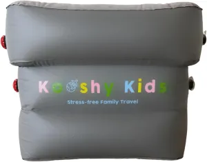 Original Premium Kooshion – Compact Inflatable Travel Cushion for Kids – Dual Air Chambers, Rapid Deflation, Lightweight, Airline-Friendly, Ideal for Flights, Cars, and Road Trips
