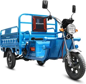 Oryxearth Electric Tricycle with Tipping Bucket, Electric Trike Motorized 3-Wheel with Loading Car Hopper, 60V 32Ah Electric E-Trike Utility Task Vehicle Up to 440 LBS