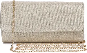 Outrip Women's Evening Bag Clutch Purse Glitter Party Wedding Handbag with Chain
