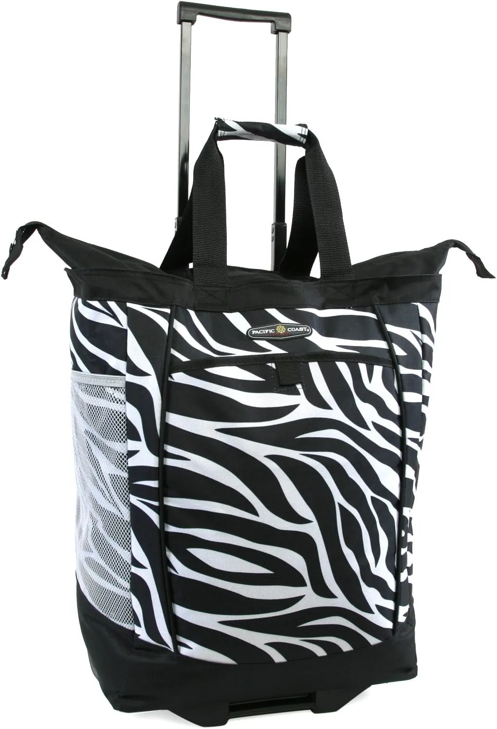 Pacific Coast Signature Large Rolling Shopper Tote Bag