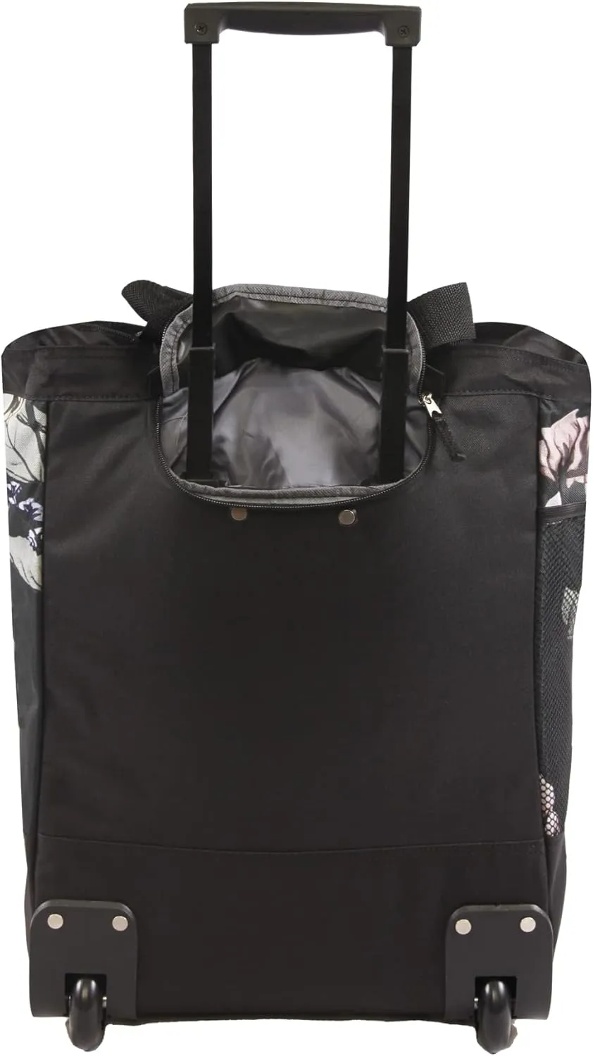 Pacific Coast Signature Large Rolling Shopper Tote Bag