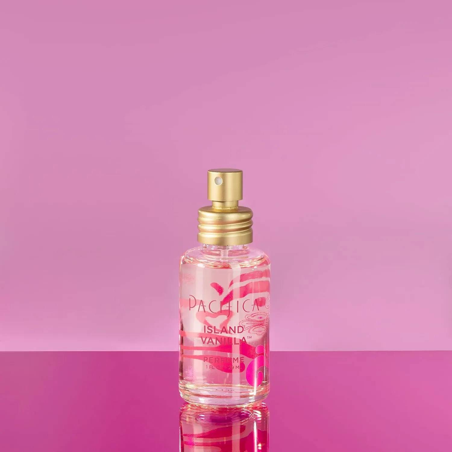 Pacifica Island Vanilla Perfume – Clean Vanilla Fragrance for Women - Warm Tropical Aroma - Long-Lasting Clean Beauty Non Toxic Scent, Vegan & Cruelty-Free, 1 oz Travel-Friendly Spray