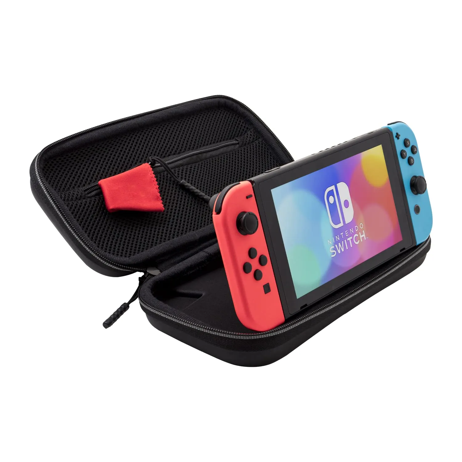 PDP Travel Case Plus with Wrist Strap, Built-in Stand & Storage Pockets - Compatible with Nintendo Switch/Lite/OLED - Mario Kart Sponsors