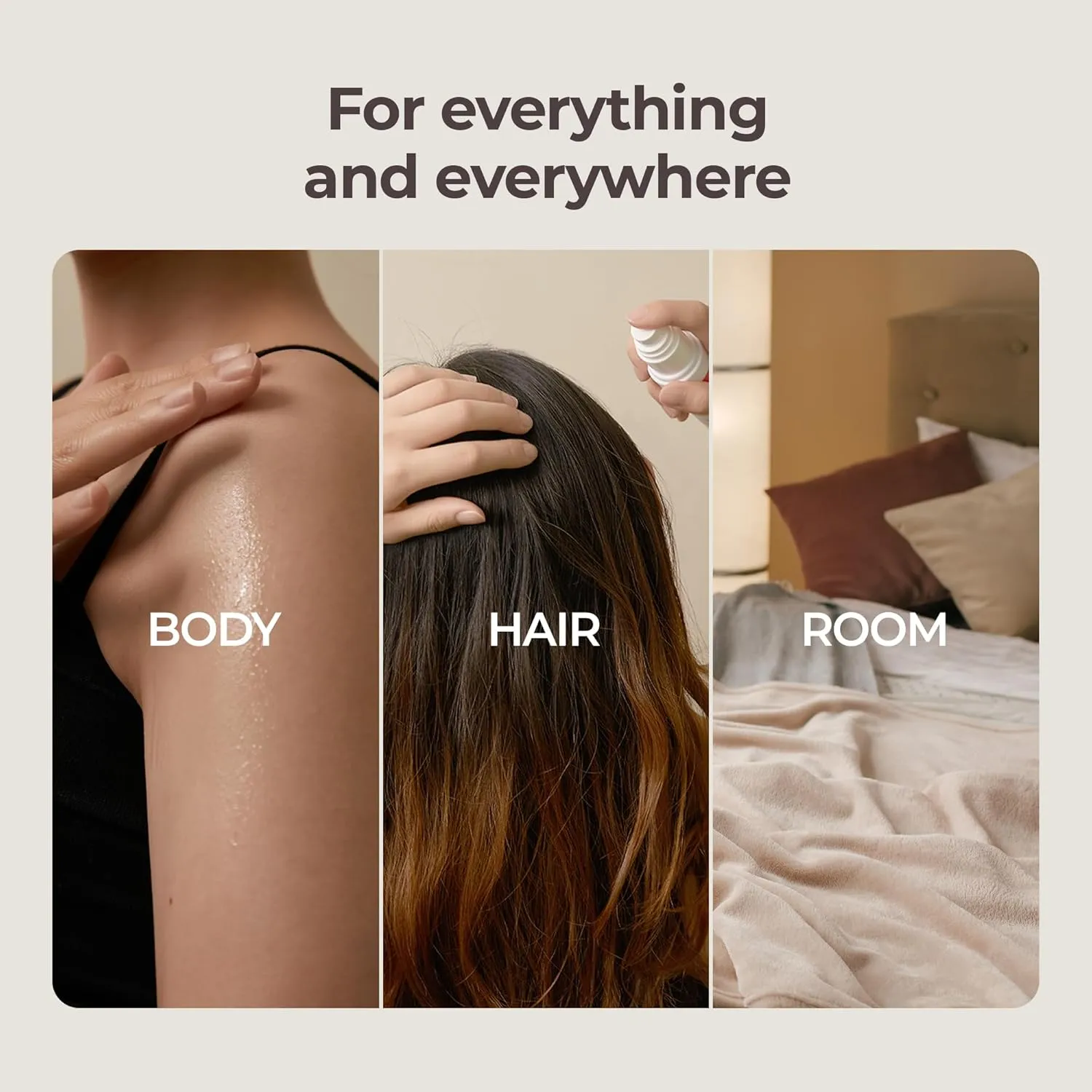 Perfume Hair & Body Mist – Long-Lasting Korean Fragrance Spray for Women – Hydrating Mist for Hair & Body – 3.38 fl.oz – Available in 5 Scents (Woody&Musk)