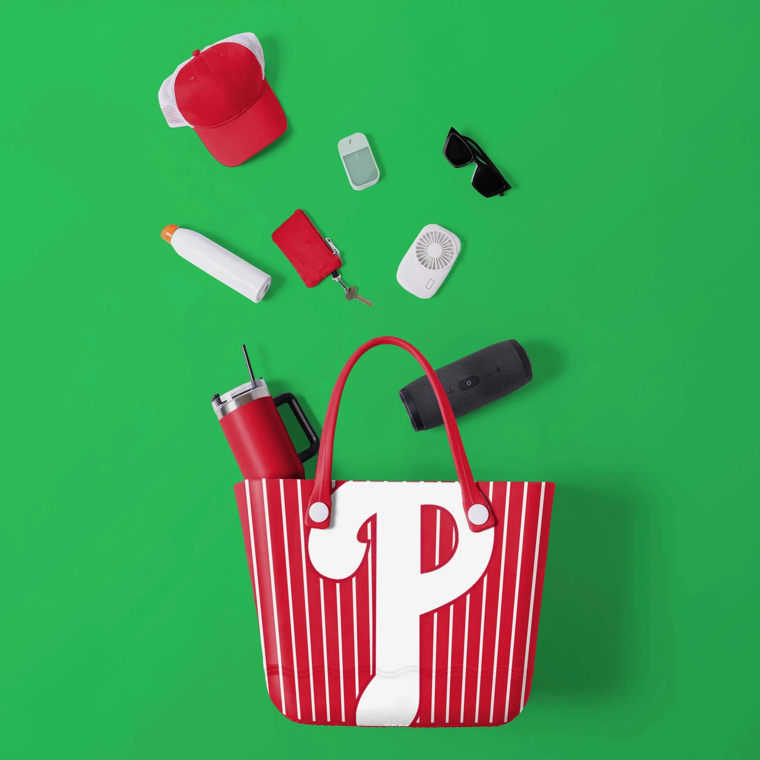 Philadelphia Phillies Pinstripe Tailgate Tote Bag
