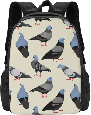Pigeons Lightweight Packable Backpack Travel Casual Large Capacity Daypack Foldable Backpack For Men Women