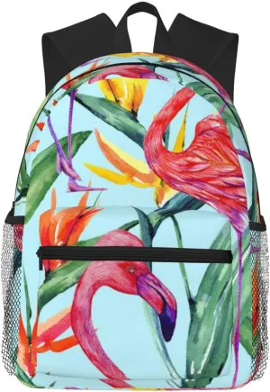 Pink Flamingo Lightweight Packable Backpack Travel Casual Hiking Daypack Foldable Backpack For Men Women