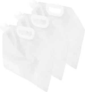 Plastic Drink Pouches for Adults 5l Collapsible Water Storage Portable Leakproof for Outdoor Sports Camping