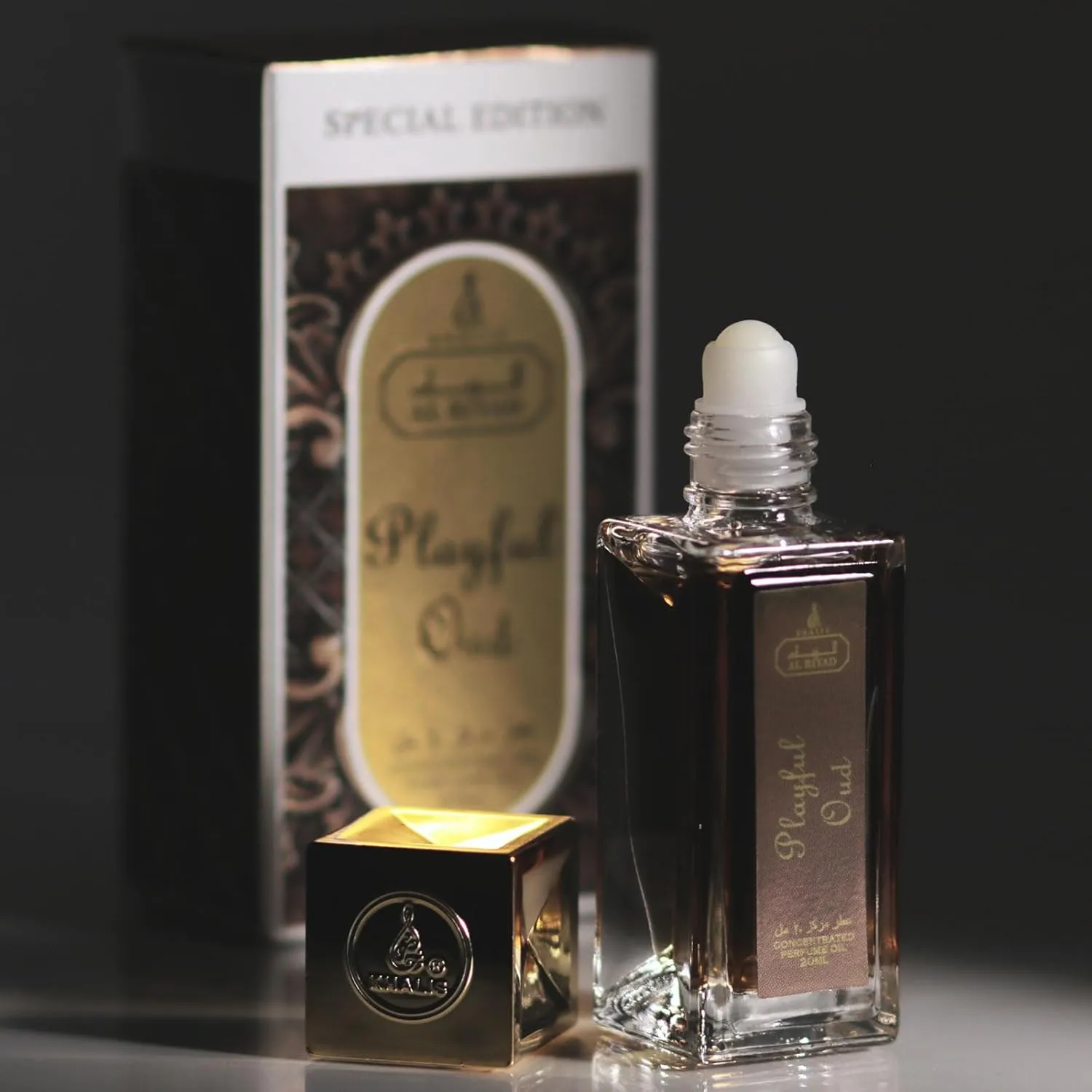 PLAYFUL OUD by ALRIYAD 20ML Unisex Oriental Woody Perfume Oil Roll-On. Honeymoon Essentials. Travel Size Toiletries & Purse Necessities For Women