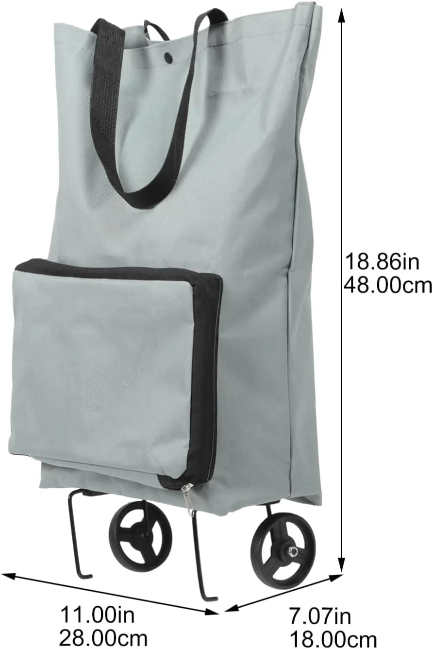 Portable Shopping Tug Bag Collapsable Wagon Folding Shopping Bag Foldable Grocery Bag Folding Shopping