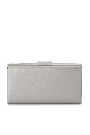 Precious Metallic Slimline Clutch - Silver