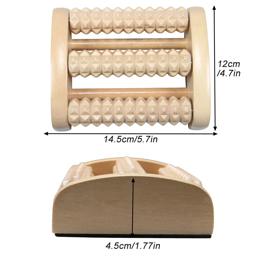 Premium Dual Foot Massager Roller for Plantar Fasciitis Relief, Deep Heel & Arch Pain, Stress Relief & Relaxation, Portable Acupressure Foot Massage Tool with Magnetic Beads for Blood Circulation