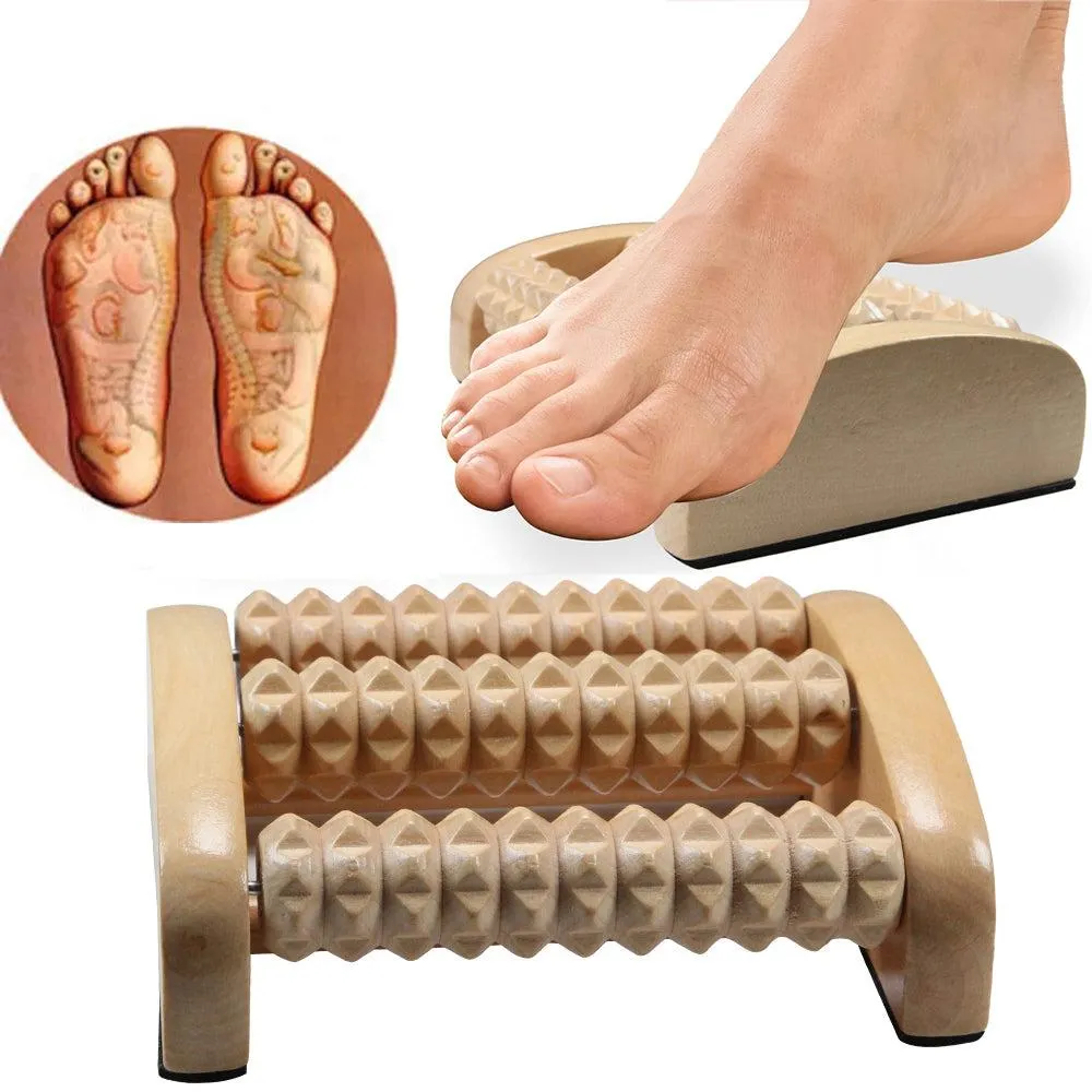 Premium Dual Foot Massager Roller for Plantar Fasciitis Relief, Deep Heel & Arch Pain, Stress Relief & Relaxation, Portable Acupressure Foot Massage Tool with Magnetic Beads for Blood Circulation