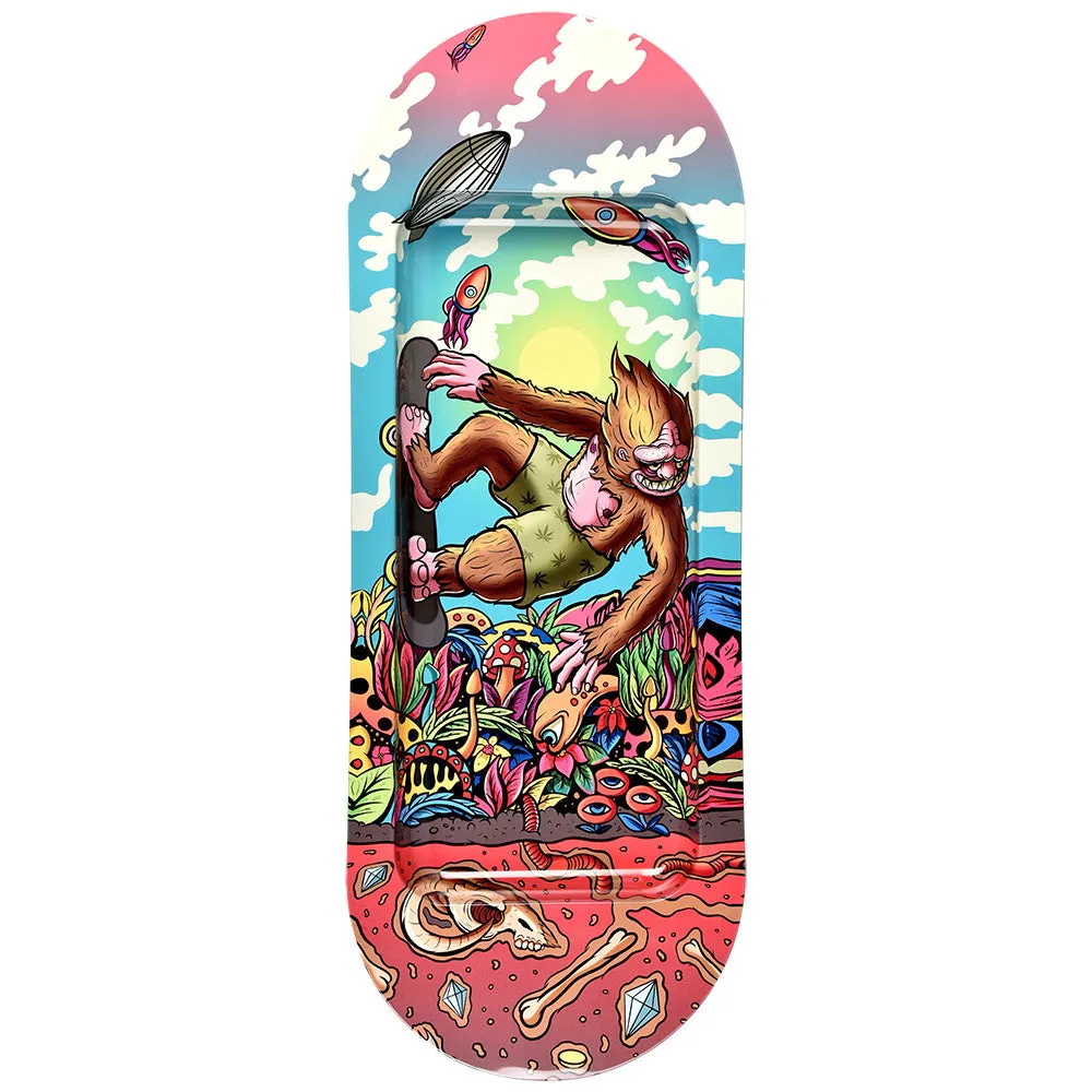 Pulsar SK8Tray Metal Rolling Tray | Yeti McShreddy | 7.25"x19.75"